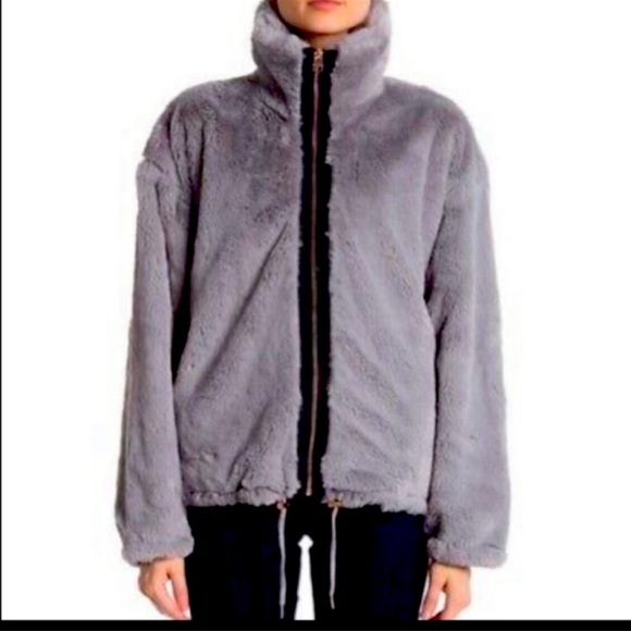 Lucky Brand missy Faux fur jacket - Picture 3 of 6